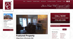 Desktop Screenshot of corporatecomfort.net